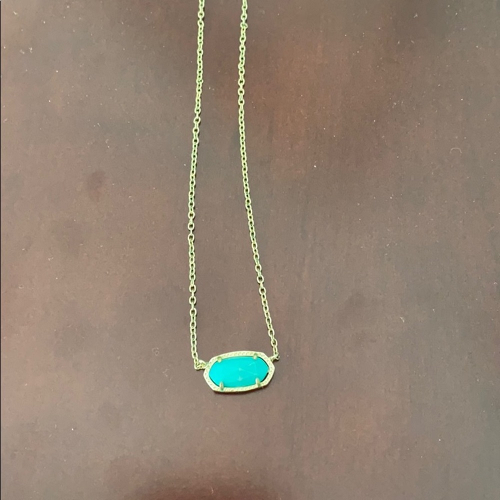 Teal Kendra Scott Necklace